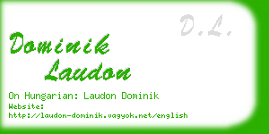 dominik laudon business card